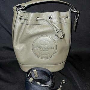Coach Gray Bucket Bag